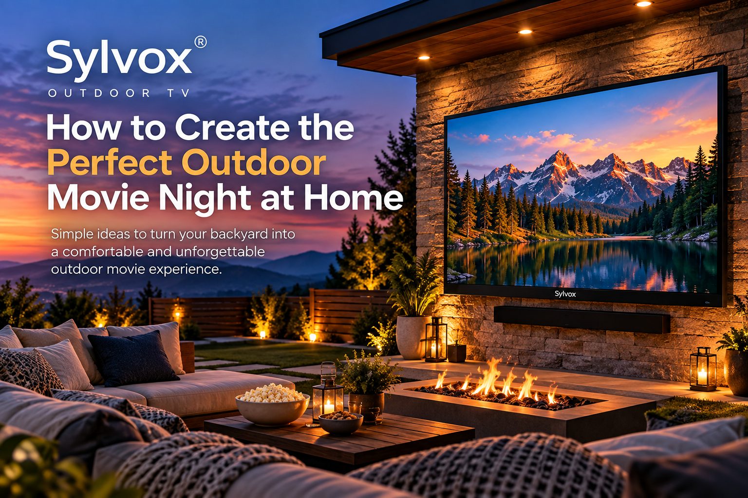 How to Create the Perfect Outdoor Movie Night at Home